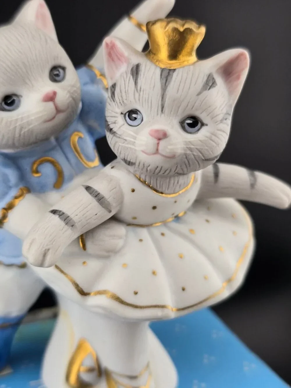 Kitty Cucumber & Albert Swan Lake Ballet Cats Schmid 1990 Annual Collectible